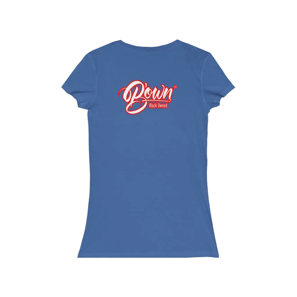 Women's Jersey Short Sleeve V-Neck Tee