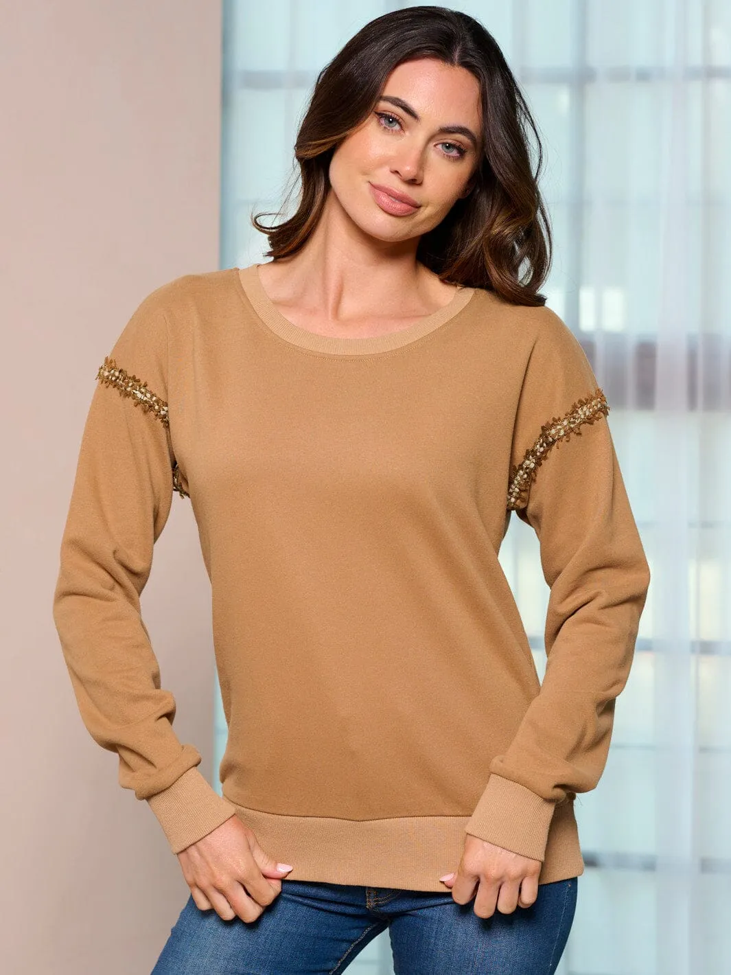 WOMEN'S LONG SLEEVE PULLOVER SWEATER