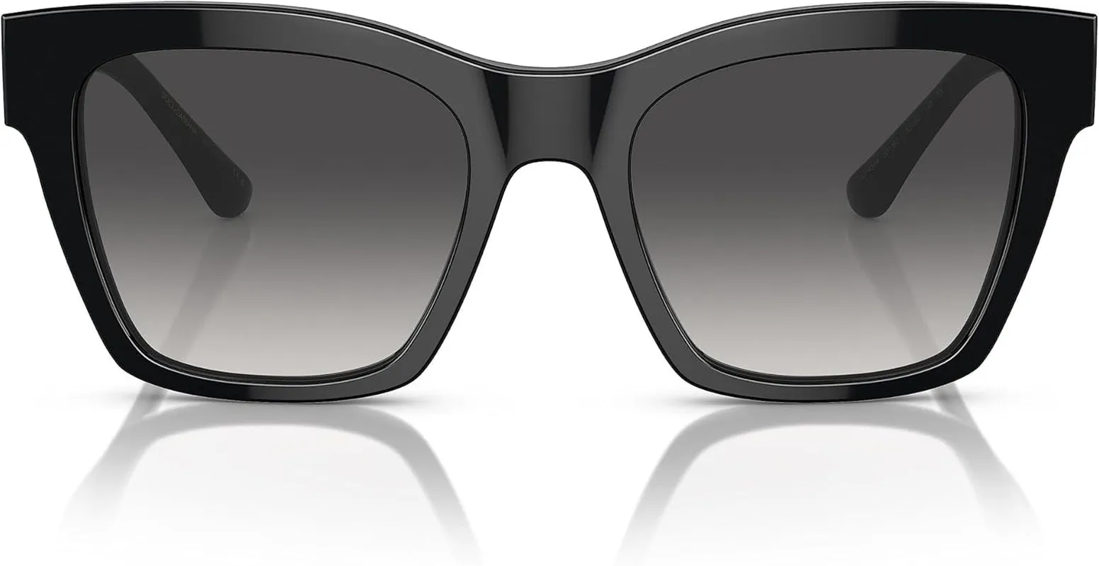 Women'S round Fashion Sunglasses, Black/Grey Gradient, One Size