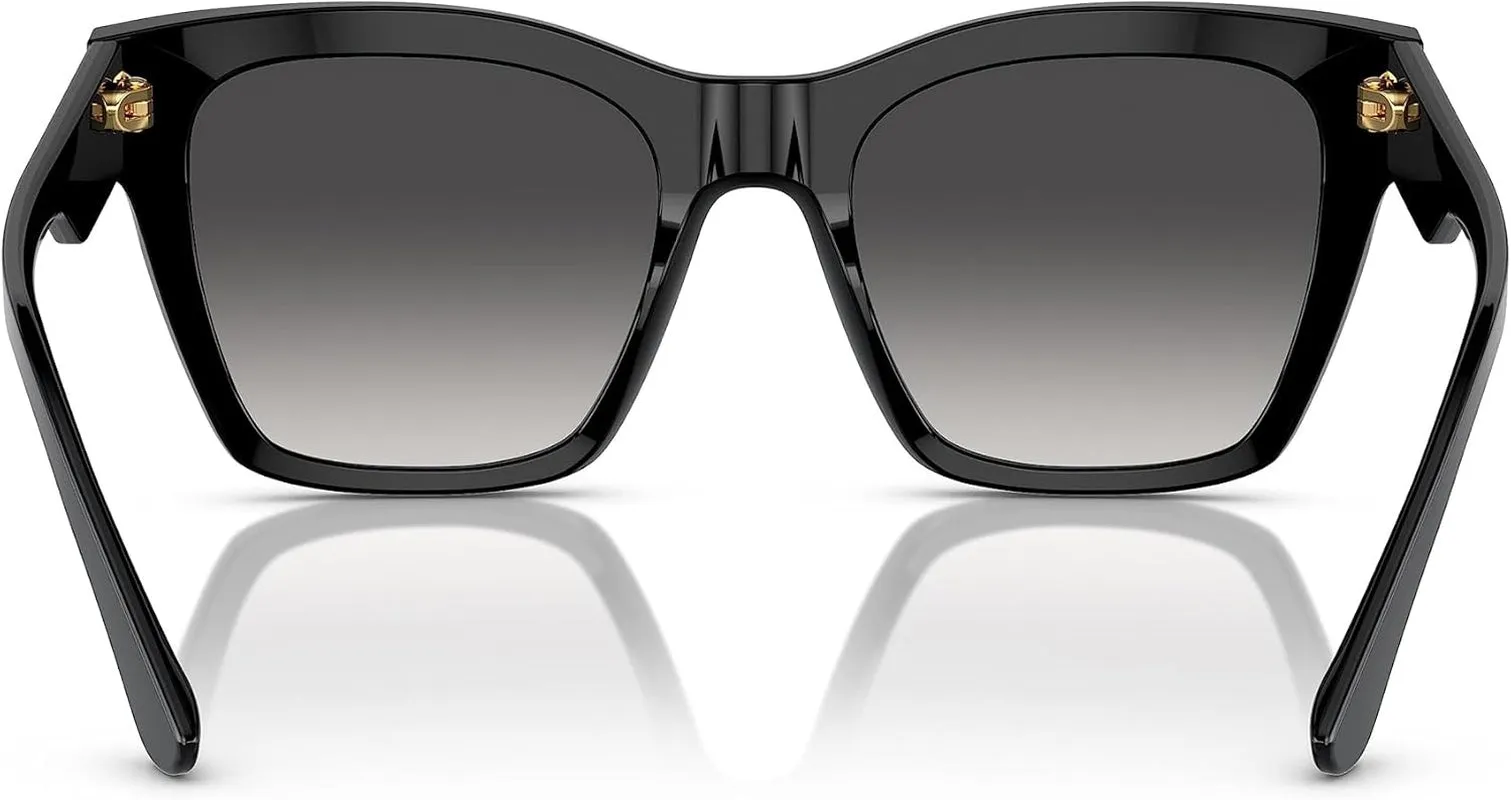 Women'S round Fashion Sunglasses, Black/Grey Gradient, One Size