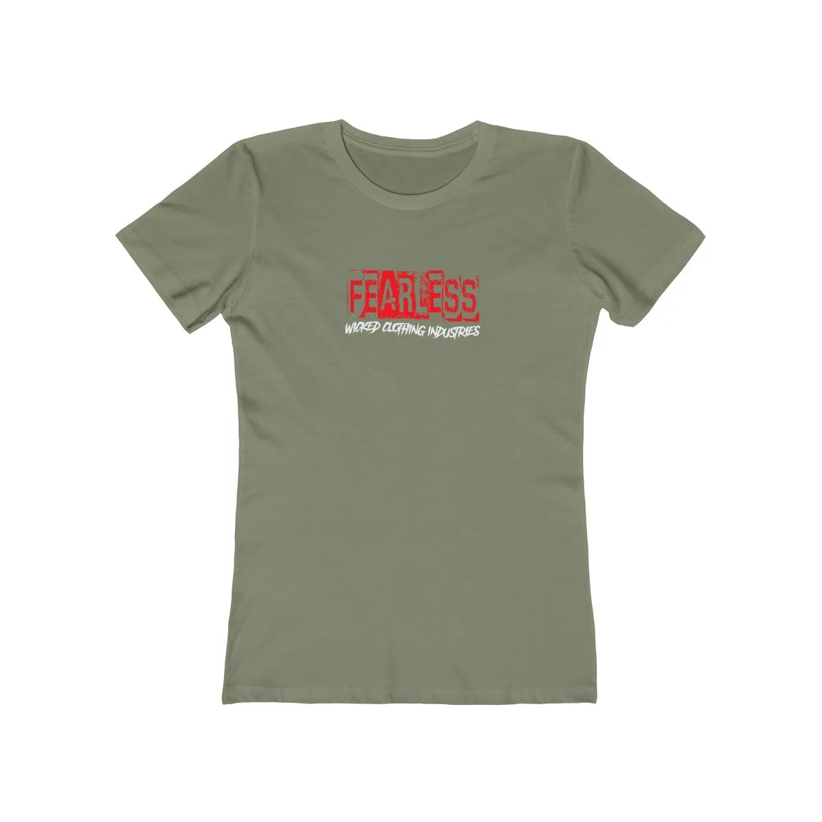 Women's The Boyfriend Tee (FEARLESS RED)