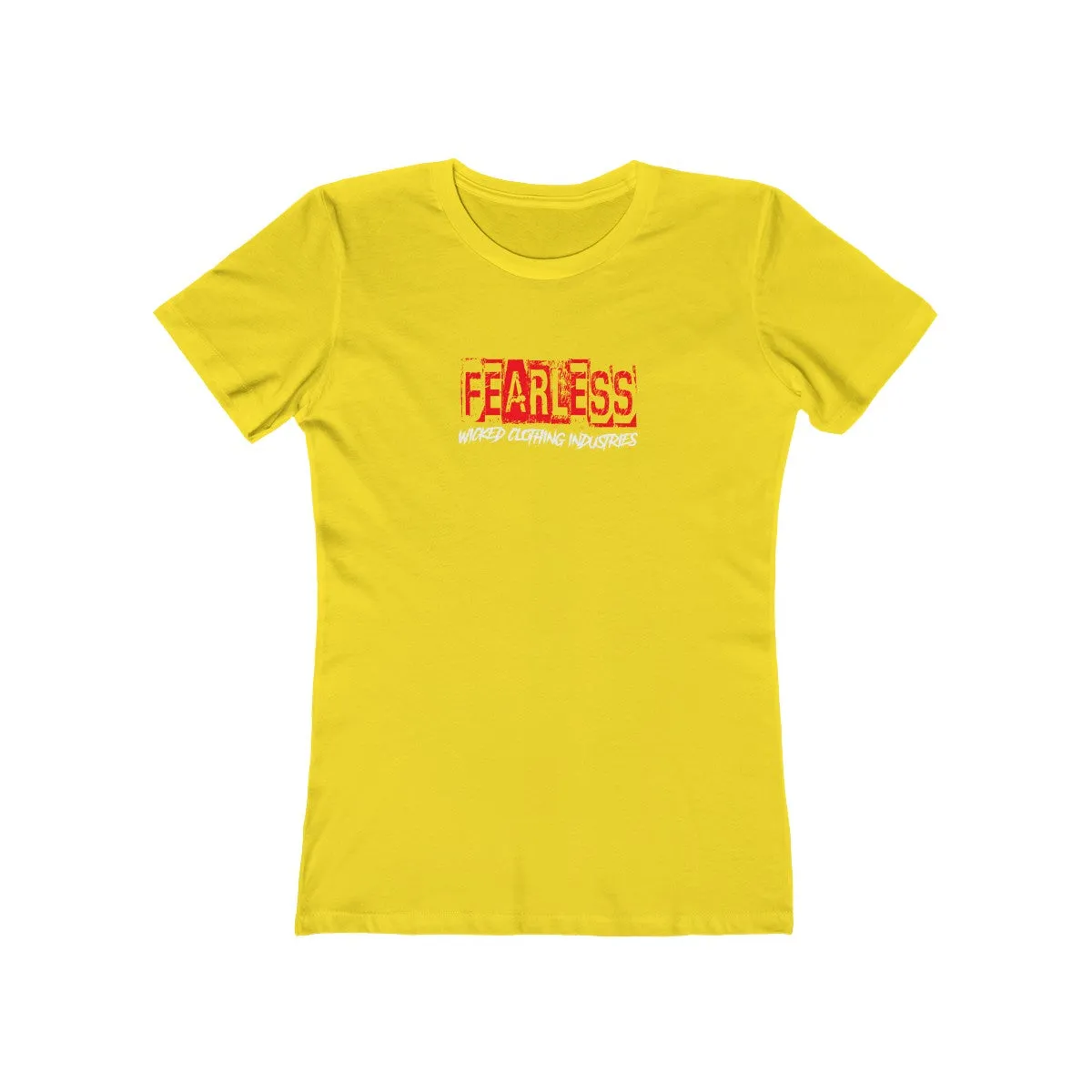 Women's The Boyfriend Tee (FEARLESS RED)