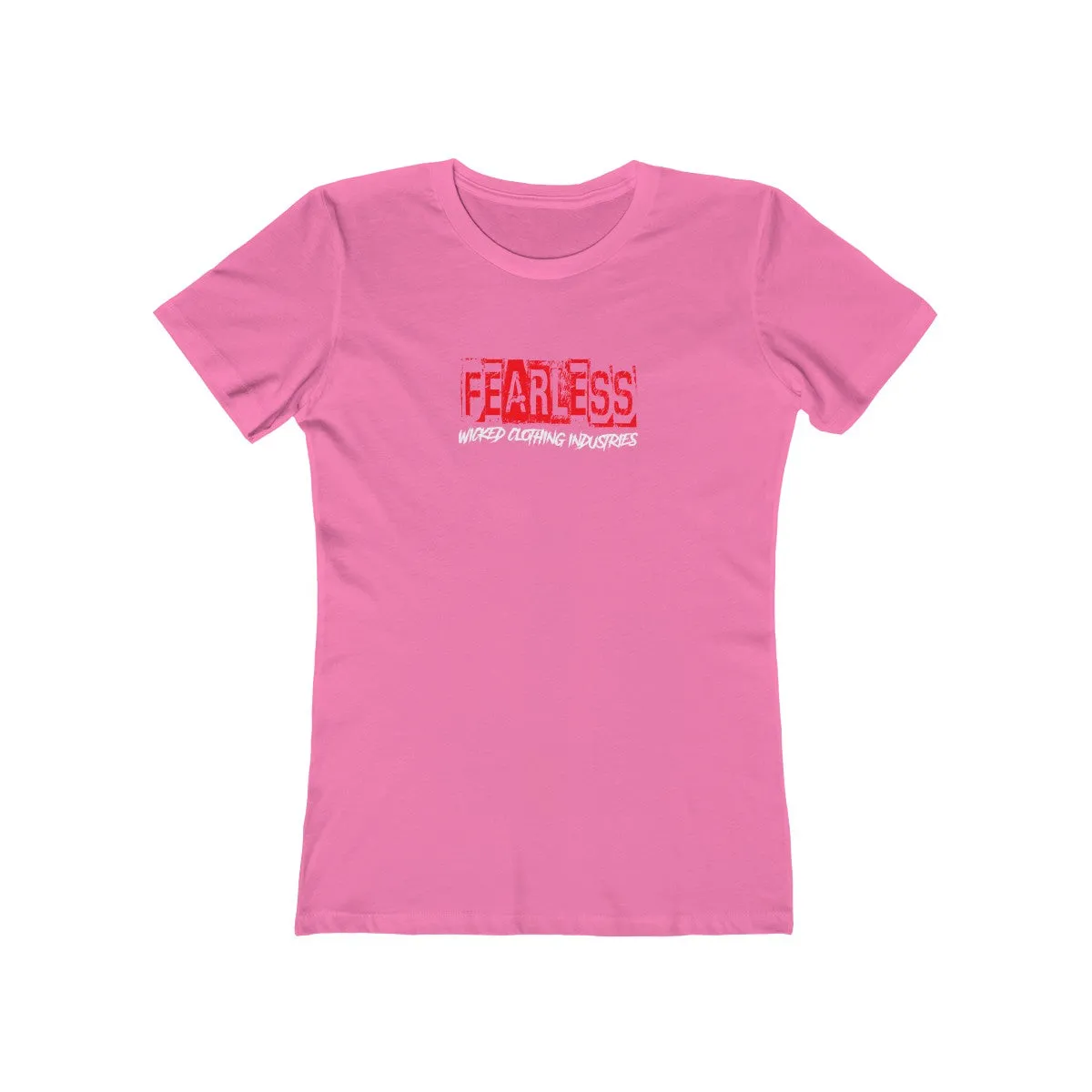 Women's The Boyfriend Tee (FEARLESS RED)