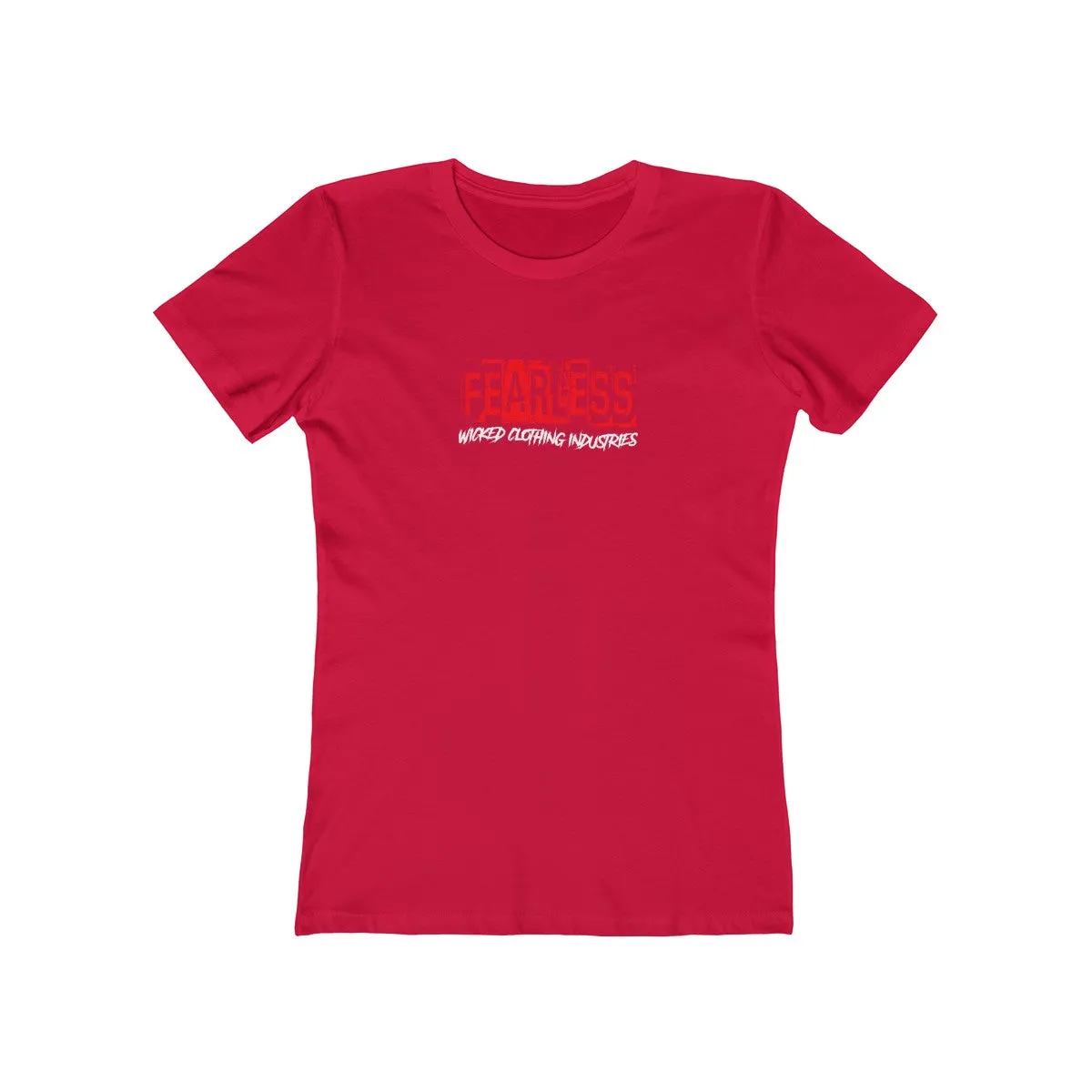 Women's The Boyfriend Tee (FEARLESS RED)