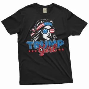 Women's Trump Girl Shirt Donald Trump Support Shirt DJT Shirts Ladies Trump Shirt Patriotic Gifts