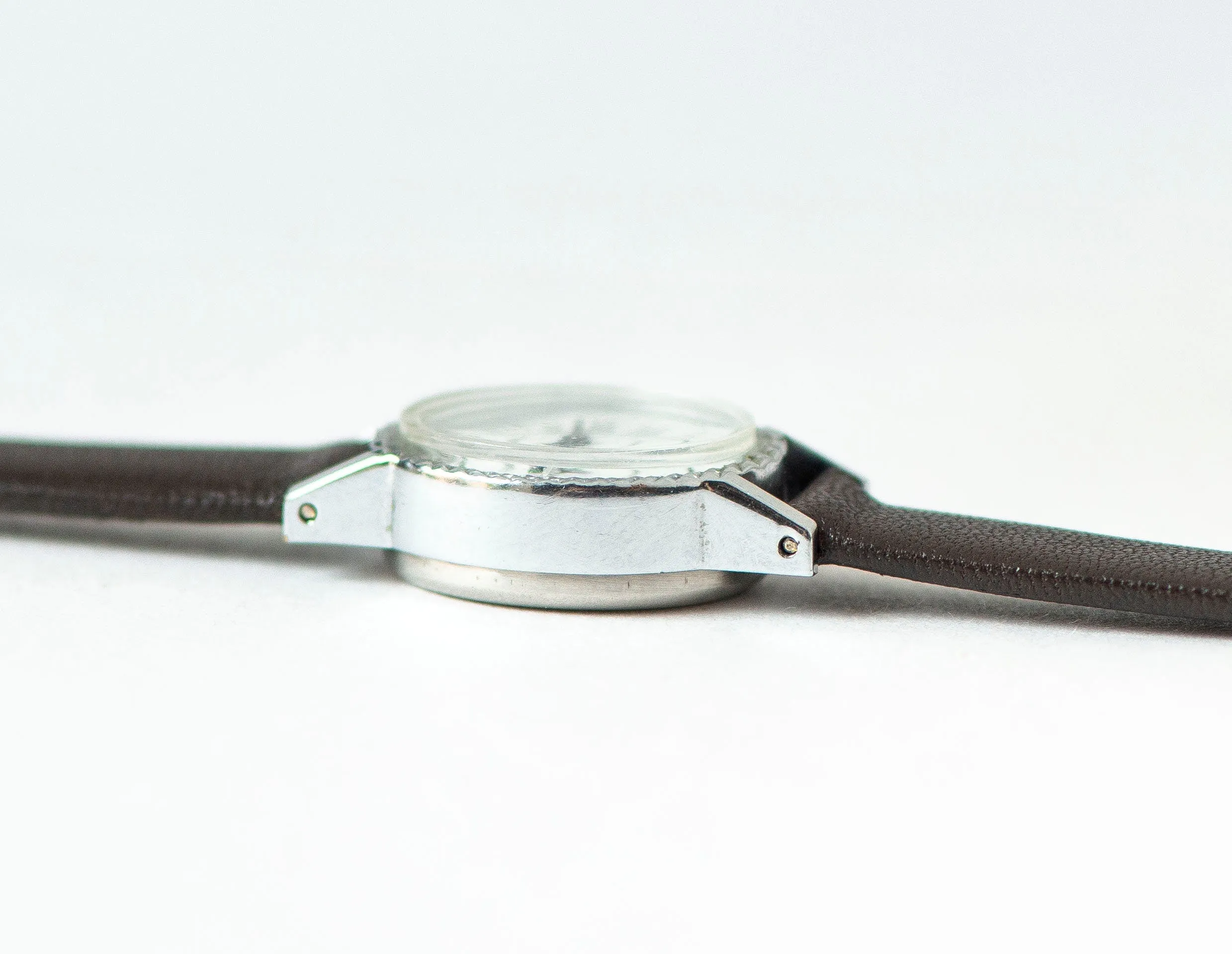 Women's watch vintage oval Roman numerals dial, Seagull silver shade lady watch delicate gift, classic women watch, new premium leather band
