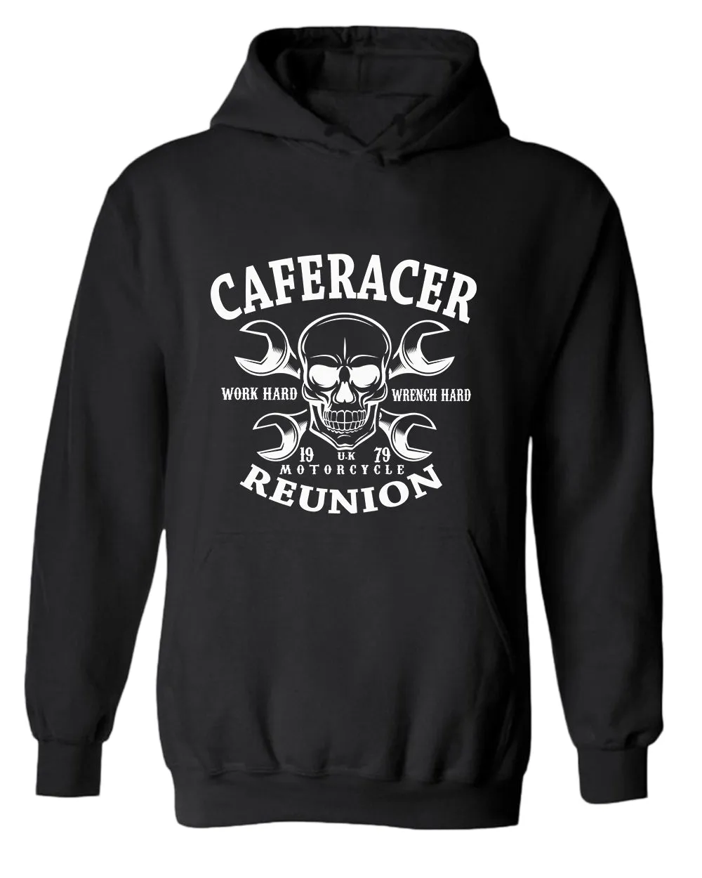 Work hard wrench hard motorcycle reunion hoodie