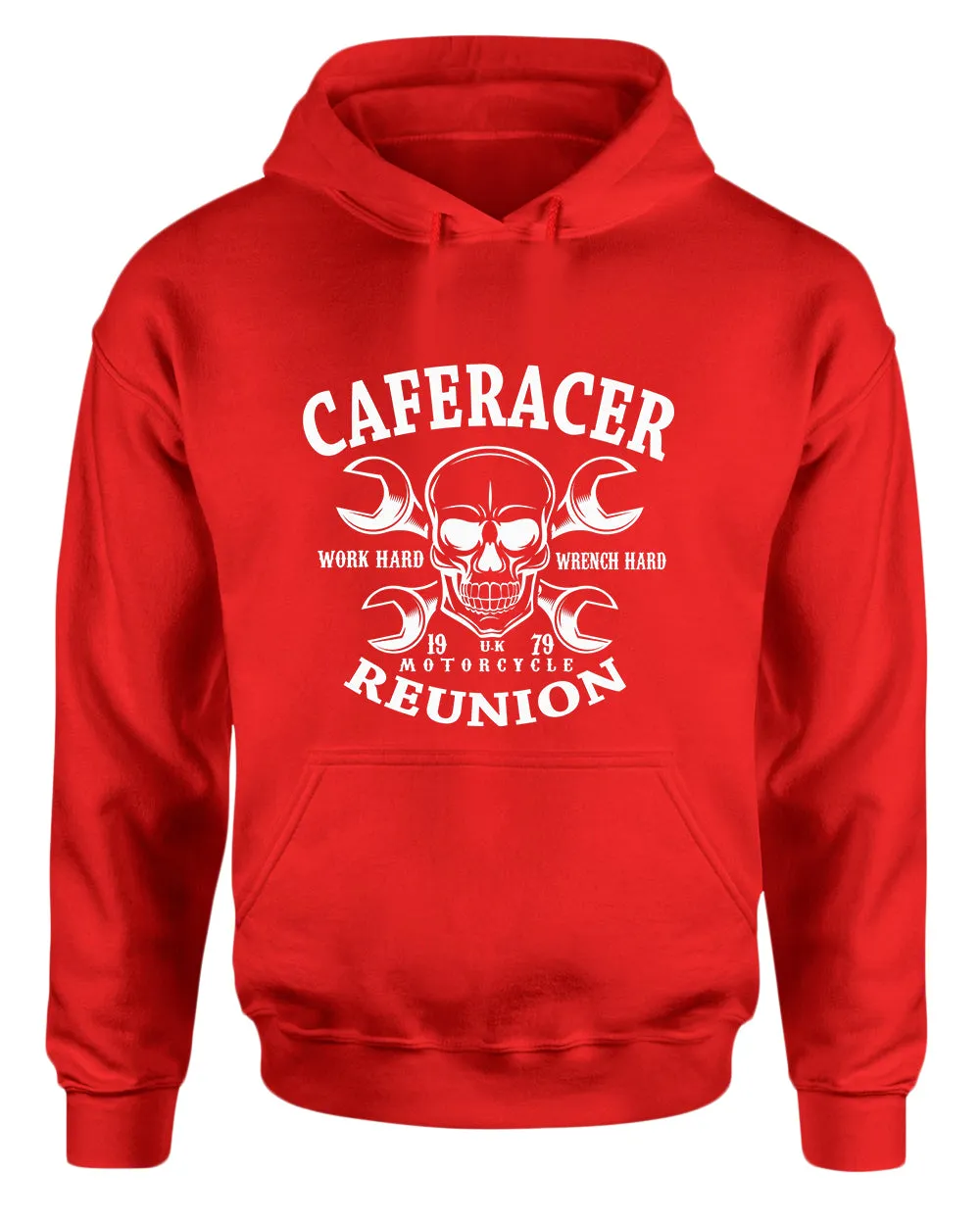 Work hard wrench hard motorcycle reunion hoodie