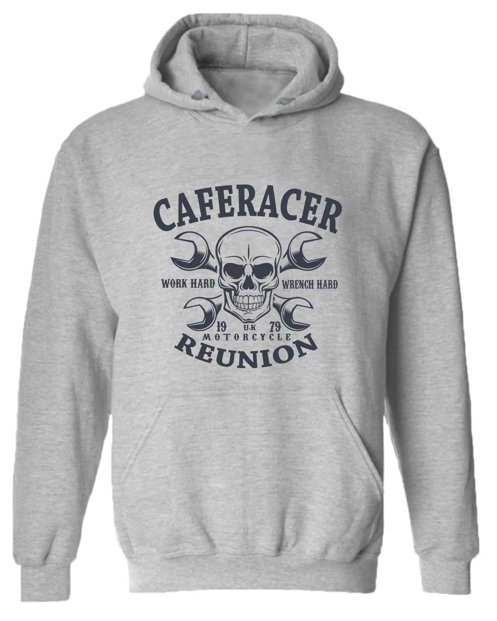 Work hard wrench hard motorcycle reunion hoodie