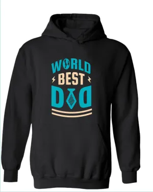 World best dad hoodie, dad tie hoodie