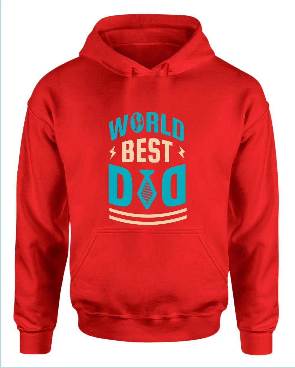 World best dad hoodie, dad tie hoodie