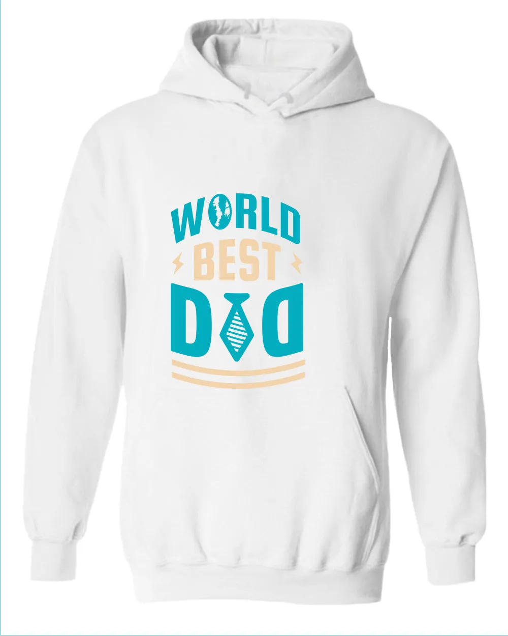 World best dad hoodie, dad tie hoodie