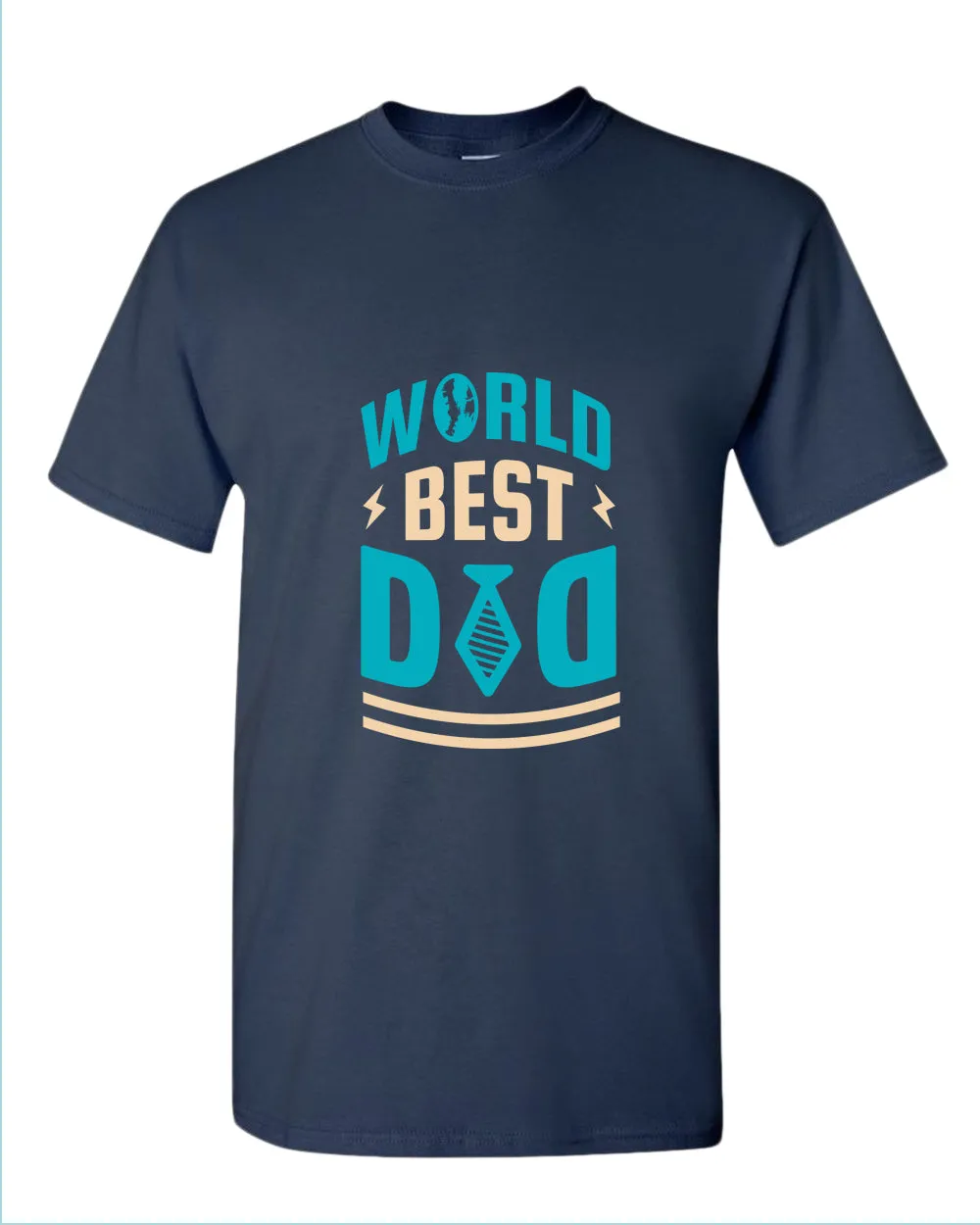 World best dad t-shirt, dad tie t-shirt