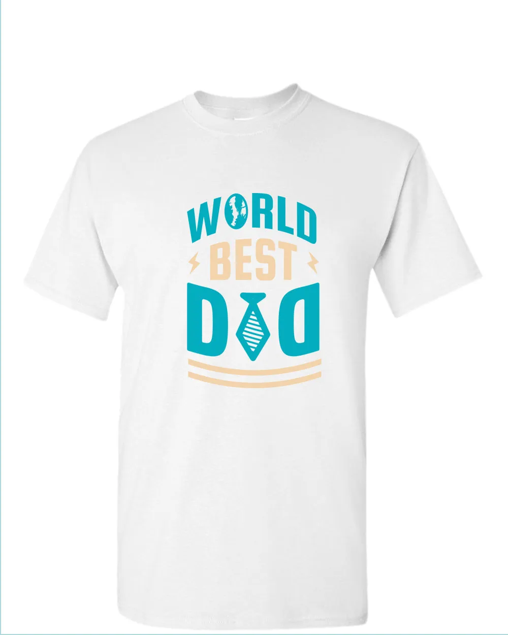 World best dad t-shirt, dad tie t-shirt