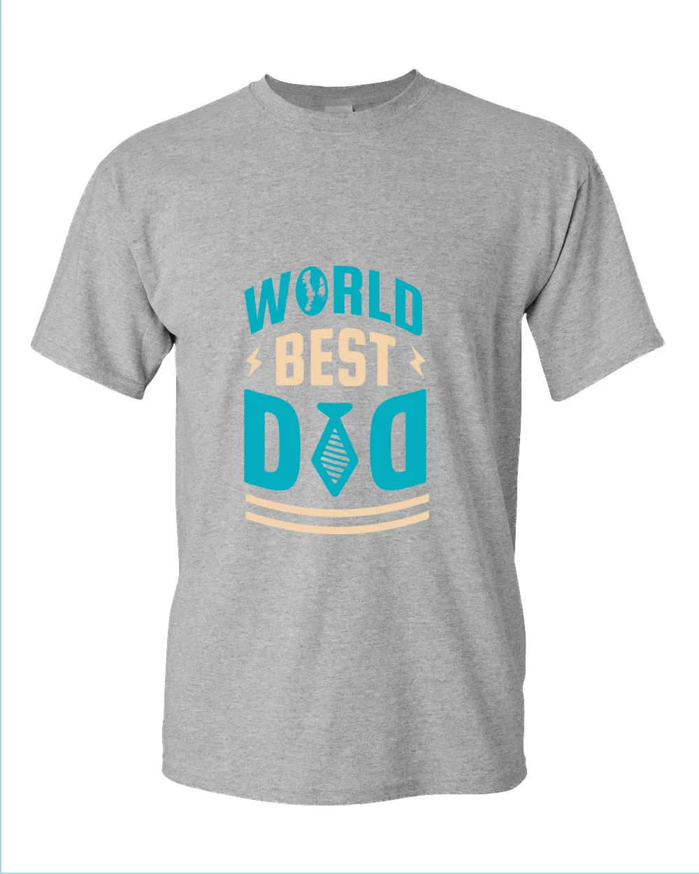 World best dad t-shirt, dad tie t-shirt