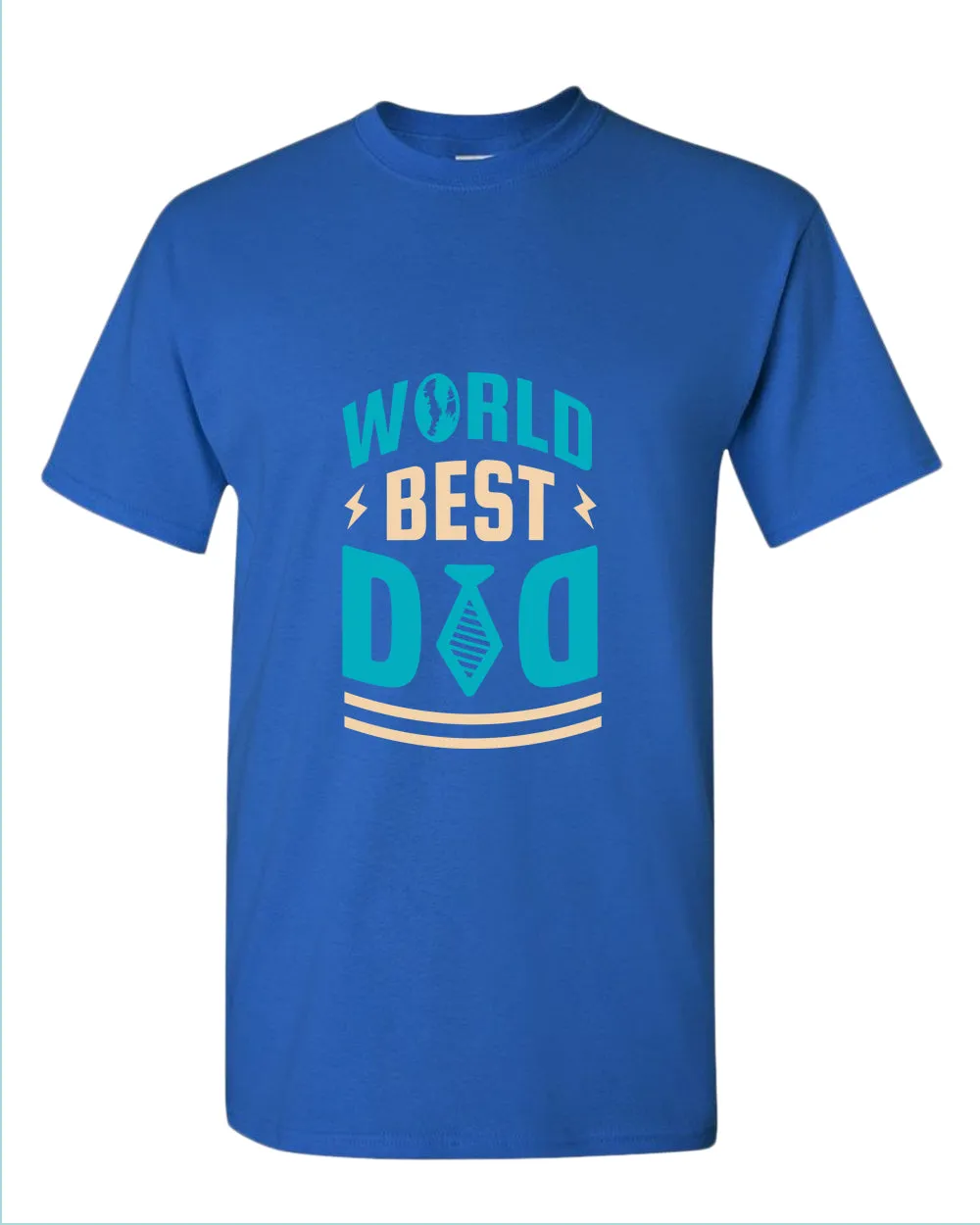 World best dad t-shirt, dad tie t-shirt