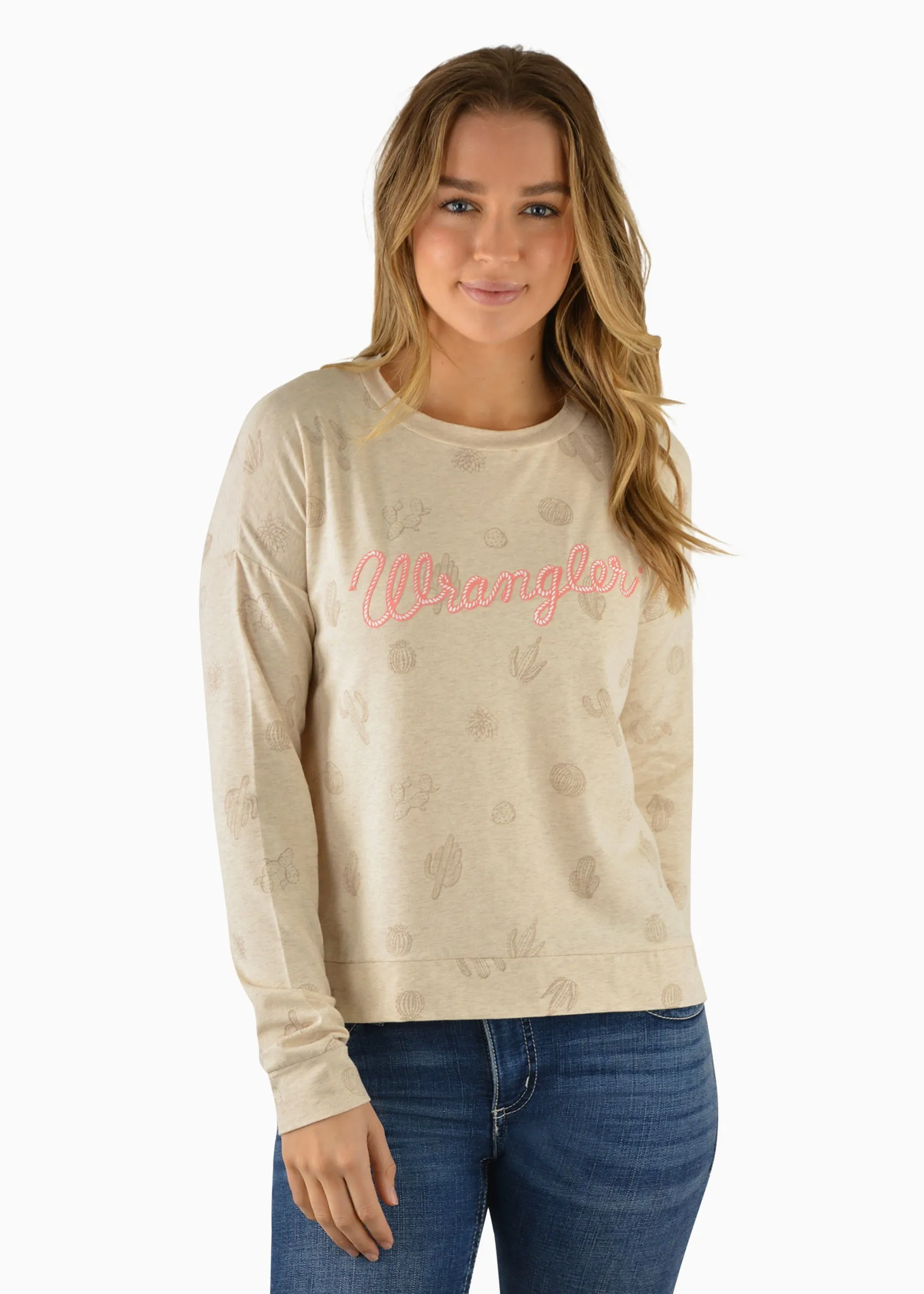Wrangler Vicky Ladies Tee Oatmeal