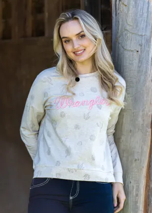 Wrangler Vicky Ladies Tee Oatmeal
