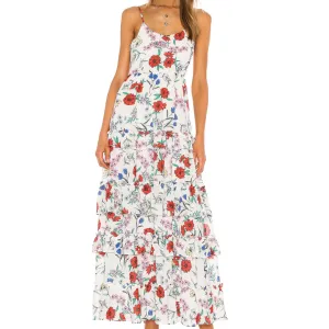 YUMI KIM Women's Garden At Dawn Ivory St Martin Maxi Dress #DR18130/256 NWT